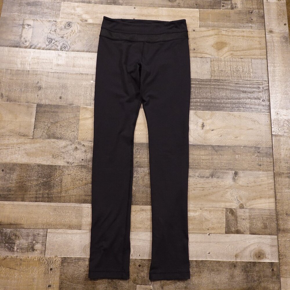 Lululemon Wunder Under Leggings Women’s Size 6‎ Black Full Length Yoga 33"